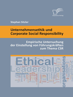 cover image of Unternehmensethik und Corporate Social Responsibility